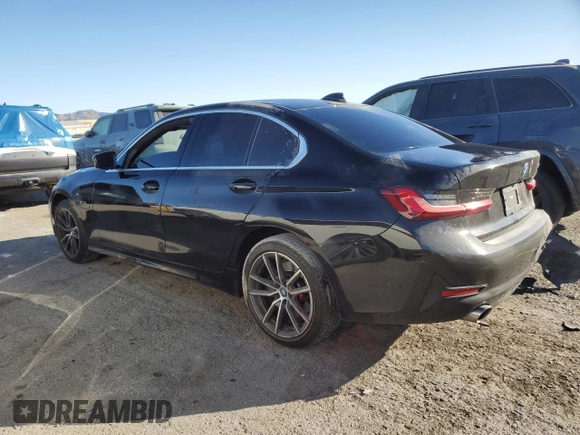 2022 BMW 3 Series 330e with VIN 3MW5P7J02N8C63335, listed as a Copart auction lot 43612135 with 8,535 mi miles and Salvage Title. Bid and sale history available at carsss.com. Image 2.