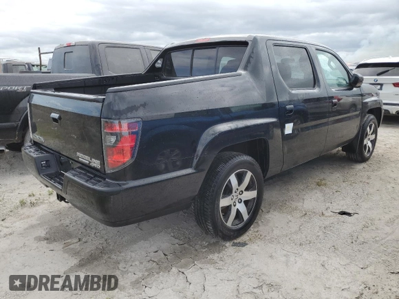 2014 Honda Ridgeline SE with VIN 5FPYK1F66EB011874, listed as a Copart auction lot 75549604 with 0 mi miles and Non Repairable. Bid and sale history available at carsss.com. Image 3.