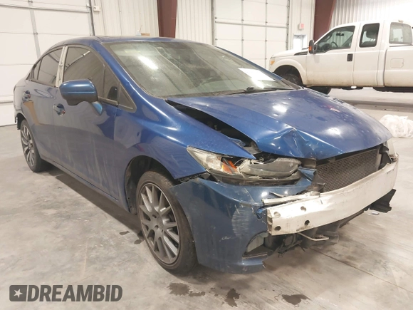 2015 Honda Civic Sedan EX-L with VIN 19XFB2F92FE206149, listed as a IAAI auction lot 41562377 with 153,303 mi miles. Bid and sale history available at carsss.com. Image 1.