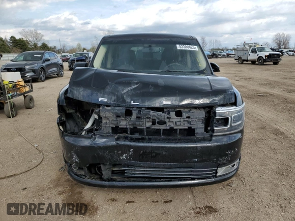 2015 Ford Flex Limited z VIN 2FMHK6D88FBA09273, wystawiony jako Copart lot #53300425 z przebiegiem Nie podano mil oraz Szkoda całkowita • Salvage title. Historia ofert i sprzedaży dostępna na DreamBid. Obrazek 5.