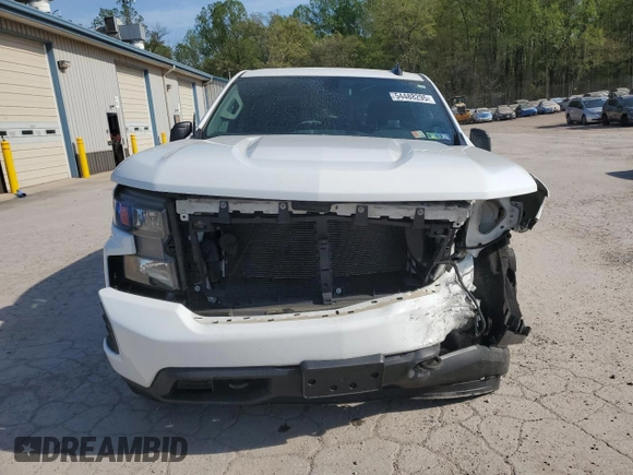 2019 Chevrolet Silverado 1500 Custom with VIN 3GCPYBEH2KG157495, listed as a Copart auction lot 54488295 with 77,899 mi miles and Salvage Title. Bid and sale history available at DreamBid. Image 5.