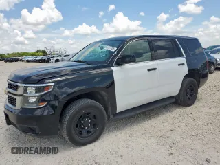 2020 Chevrolet Tahoe Commercial with VIN 1GNLCDEC1LR175590, listed as a Copart auction lot 63917185 with 107,249 mi miles and Clean title. Bid and sale history available at DreamBid. Image 1.
