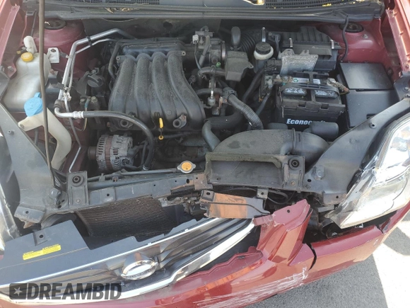 2010 Nissan Sentra SL with VIN 3N1AB6AP9AL697768, listed as a Copart auction lot 55333575 with 170,340 mi miles and Salvage title. Bid and sale history available at DreamBid. Image 11.