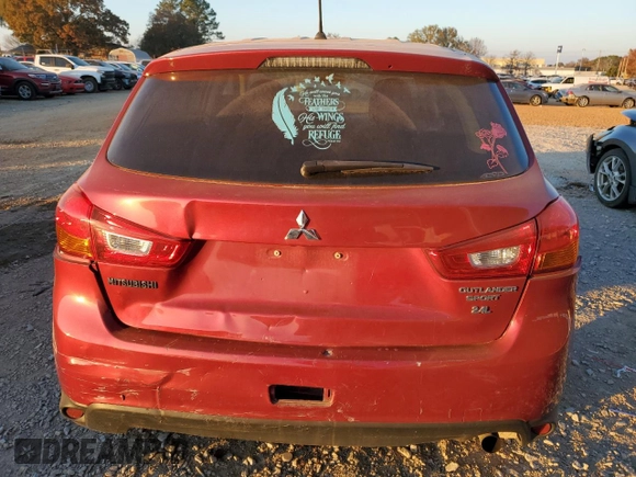2015 Mitsubishi Outlander Sport 2.4 ES with VIN 4A4AR3AW7FE027506, listed as a Copart auction lot 82420494 with 145,445 mi miles and Salvage Title. Bid and sale history available at carsss.com. Image 6.
