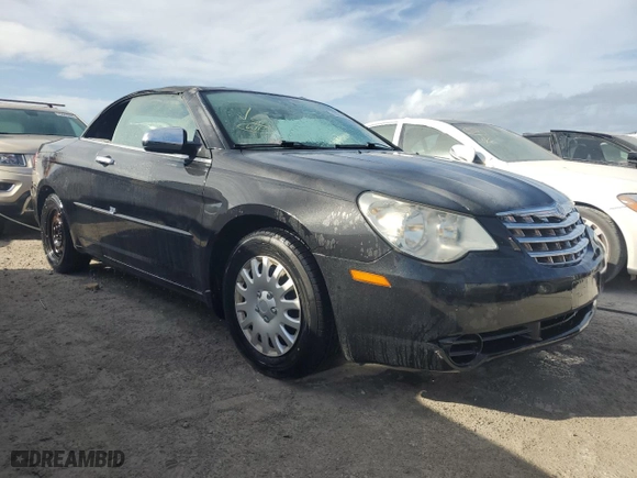 2008 Chrysler Sebring LX with VIN 1C3LC45K58N209016, listed as a Copart auction lot 76274824 with 0 mi miles and Non Repairable. Bid and sale history available at carsss.com. Image 4.