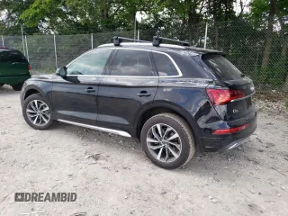 2021 Audi Q5 Premium with VIN WA1AAAFY7M2033344, listed as a Copart auction lot 61964115 with 78,534 mi miles and Salvage title. Bid and sale history available at DreamBid. Image 2.