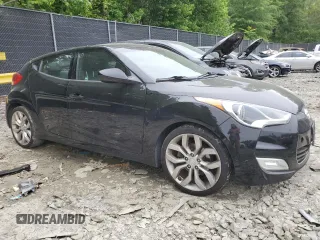 2012 Hyundai Veloster w/Black Int with VIN KMHTC6AD5CU065525, listed as a Copart auction lot 56415785 with 100,151 mi miles and Salvage title. Bid and sale history available at DreamBid. Image 4.