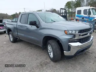 2020 Chevrolet Silverado 1500 LT with VIN 1GCRYDED4LZ354719, listed as a IAAI auction lot 41753229 with 51,977 mi miles. Bid and sale history available at carsss.com. Image 1.