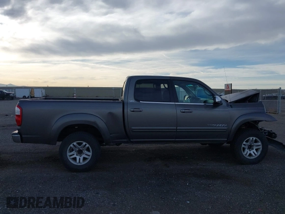 2005 Toyota Tundra SR5 with VIN 5TBDT44185S475556, listed as a IAAI auction lot 41589056 with 222,658 mi miles and . Bid and sale history available at DreamBid. Image 13.