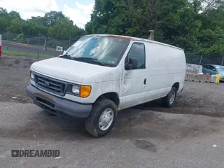 2006 Ford Econoline Cargo with VIN 1FTNE24W06DA77101, listed as a IAAI auction lot 42740817 with 196,854 mi miles and . Bid and sale history available at DreamBid. Image 2.
