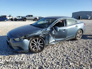 2014 Mazda Mazda6 i Touring with VIN JM1GJ1V68E1123156, listed as a Copart auction lot 47584725 with 102,975 mi miles and Salvage Title. Bid and sale history available at carsss.com. Image 1.