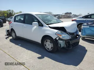 2010 Nissan Versa 1.8 SL with VIN 3N1BC1CP1AL435695, listed as a Copart auction lot 52099085 with 184,891 mi miles and Salvage Title. Bid and sale history available at carsss.com. Image 4.