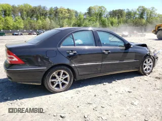 2007 Mercedes-Benz C 280 Luxury with VIN WDBRF92H97F921605, listed as a Copart auction lot 54670135 with 144,373 mi miles and Salvage title. Bid and sale history available at DreamBid. Image 3.