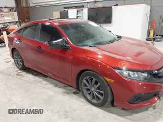2019 Honda Civic Sedan EX with VIN 19XFC1F39KE205528, listed as a IAAI auction lot 41639764 with 64,620 mi miles. Bid and sale history available at carsss.com. Image 13.