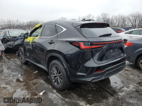 2022 Lexus NX with VIN 2T2AGCEZ8NC006582, listed as a Copart auction lot 39311854 with 2,435 mi miles. Bid and sale history available at carsss.com. Image 2.