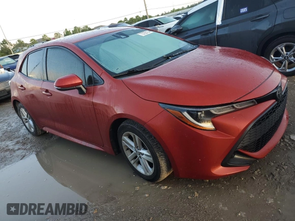 2019 Toyota Corolla Hatchback SE with VIN JTNK4RBE0K3049349, listed as a Copart auction lot 73725114 with 0 mi miles and Salvage Title. Bid and sale history available at carsss.com. Image 4.