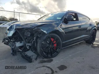 2020 Lamborghini Urus z VIN ZPBUA1ZL9LLA09731, wystawiony jako Copart lot #85525834 z przebiegiem 75 463 mil mil oraz Szkody całkowita. Historia ofert i sprzedaży dostępna na DreamBid. Obrazek 1.
