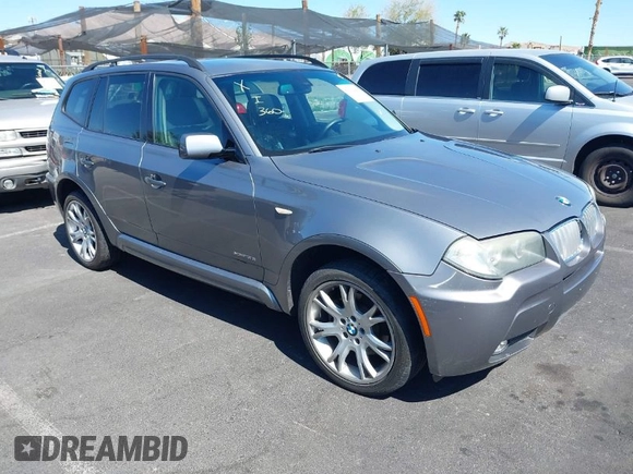 2009 BMW X3 xDrive30i with VIN WBXPC93439WJ24415, listed as a IAAI auction lot 41832261 with 178,499 mi miles. Bid and sale history available at carsss.com. Image 1.