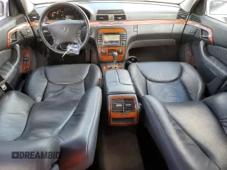2003 Mercedes-Benz S-Class 4.3L with VIN WDBNG70J23A339178, listed as a Copart auction lot 72535094 with 0 mi miles and Salvage Title. Bid and sale history available at carsss.com. Image 8.