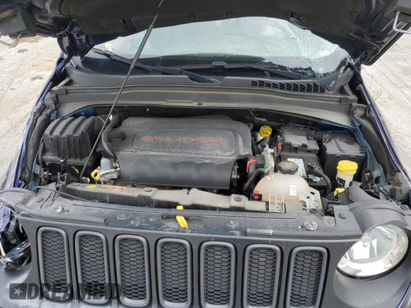 2017 Jeep Renegade Trailhawk z VIN ZACCJBCB2HPF59817, wystawiony jako Copart lot #61259205 z przebiegiem 75 899 mil mil oraz Szkoda całkowita • Salvage title. Historia ofert i sprzedaży dostępna na DreamBid. Obrazek 12.