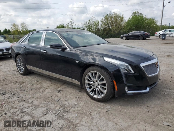 2016 Cadillac CT6 Luxury AWD with VIN 1G6KD5RS8GU165637, listed as a Copart auction lot 55574075 with 34,675 mi miles and Salvage title. Bid and sale history available at DreamBid. Image 4.