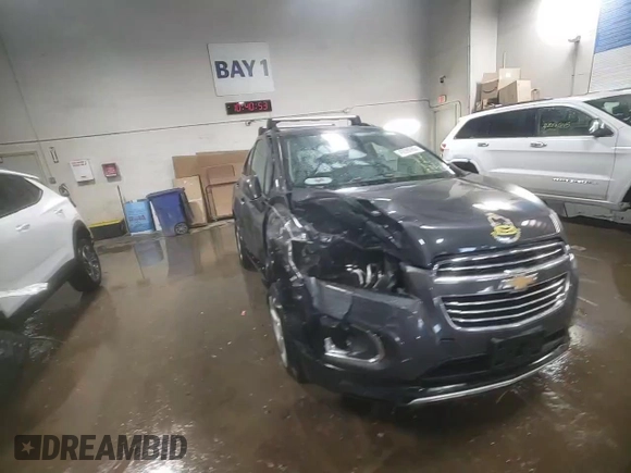 2016 Chevrolet Trax LTZ with VIN 3GNCJRSB5GL229579, listed as a Copart auction lot 49098985 with 151,093 mi miles and Salvage Title. Bid and sale history available at carsss.com. Image 13.