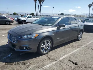 2016 Ford Fusion Titanium with VIN 3FA6P0SU6GR235895, listed as a Copart auction lot 64144775 with 91,227 mi miles and Salvage title. Bid and sale history available at DreamBid. Image 1.