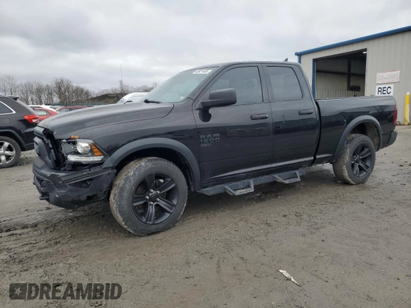 2021 Ram 1500 Classic Warlock with VIN 1C6RR7GG5MS529387, listed as a Copart auction lot 46921485 with 41,198 mi miles and Salvage Title. Bid and sale history available at carsss.com. Image 1.