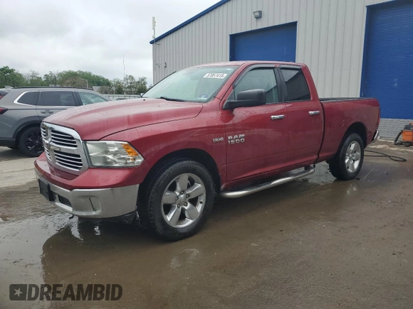 2015 Ram 1500 Big Horn z VIN 1C6RR7GT2FS593824, wystawiony jako Copart lot #57057415 z przebiegiem 222 706 mil mil oraz Szkoda całkowita • Salvage title. Historia ofert i sprzedaży dostępna na DreamBid. Obrazek 1.