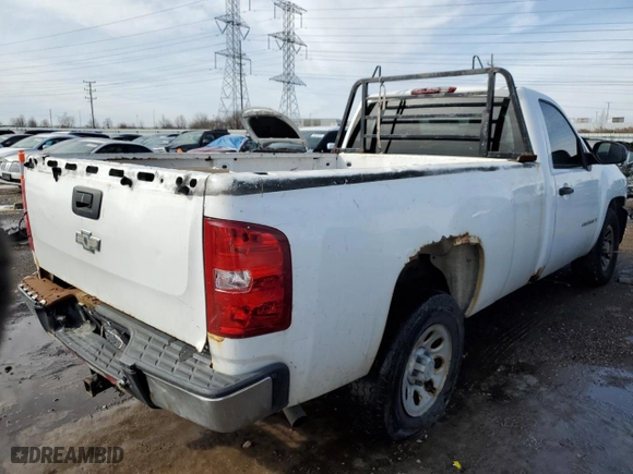 2007 Chevrolet Silverado 1500 Work Truck with VIN 1GCEC14C87E587925, listed as a Copart auction lot 46508345 with 209,714 mi miles and Clean Title. Bid and sale history available at carsss.com. Image 3.