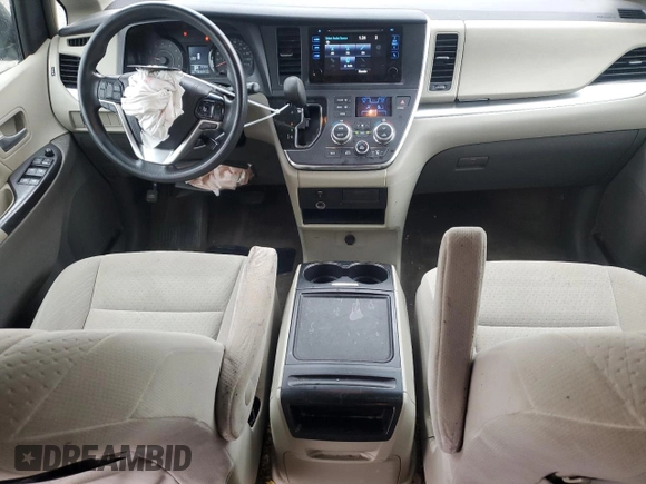 2015 Toyota Sienna LE AAS with VIN 5TDKK3DC3FS572405, listed as a Copart auction lot 58141975 with 146,820 mi miles and Salvage title. Bid and sale history available at DreamBid. Image 8.