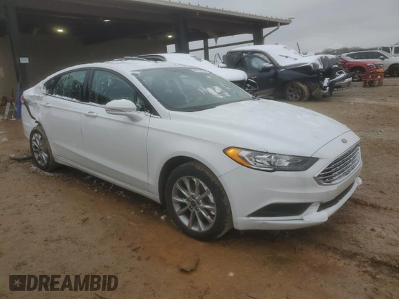 2017 Ford Fusion SE with VIN 3FA6P0HDXHR311384, listed as a Copart auction lot 45710435 with 117,200 mi miles and Salvage Title. Bid and sale history available at carsss.com. Image 4.