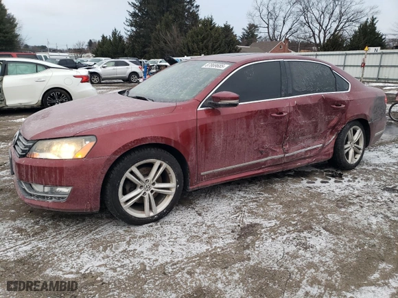 2015 Volkswagen Passat 1.8T SE w/Sunroof & Nav with VIN 1VWBT7A36FC061293, listed as a Copart auction lot 87869685 with 197,532 mi miles and Salvage Title. Bid and sale history available at carsss.com. Image 1.