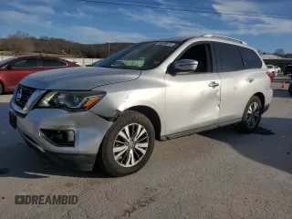 2018 Nissan Pathfinder S with VIN 5N1DR2MN8JC652708, listed as a Copart auction lot 46680015 with 122,281 mi miles and Salvage Title. Bid and sale history available at carsss.com. Image 1.
