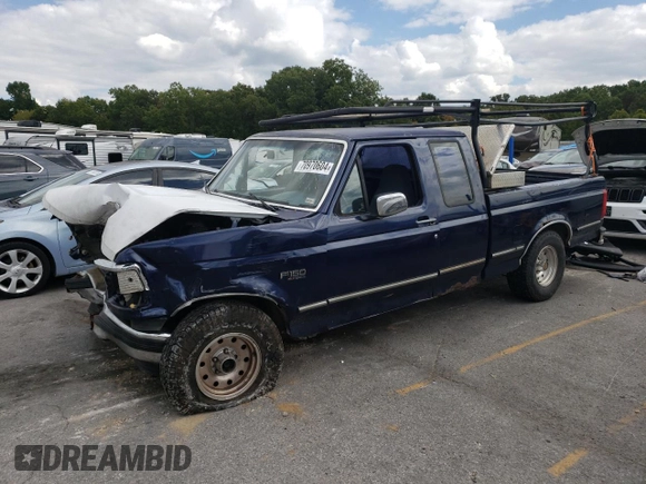 1994 Ford F-150 with VIN 1FTEX15N8RKB92877, listed as a Copart auction lot 70970604 with 232,173 mi miles and Salvage Title. Bid and sale history available at carsss.com. Image 1.