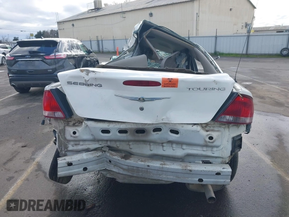 2005 Chrysler Sebring Touring with VIN 1C3EL56R35N699607, listed as a IAAI auction lot 41529279 with Not provided miles and . Bid and sale history available at DreamBid. Image 17.