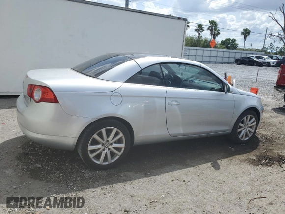 2007 Volkswagen Eos 2.0T with VIN WVWFA71F57V044088, listed as a Copart auction lot 51610465 with 165,407 mi miles and Non Repairable. Bid and sale history available at DreamBid. Image 3.