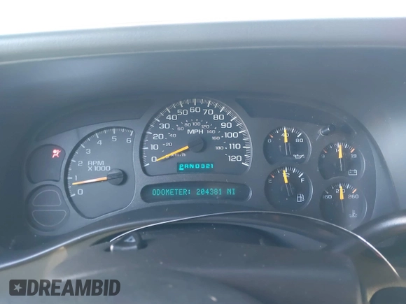 2004 Chevrolet Suburban LS with VIN 1GNEC16Z54J222405, listed as a IAAI auction lot 41424519 with 204,381 mi miles. Bid and sale history available at carsss.com. Image 7.