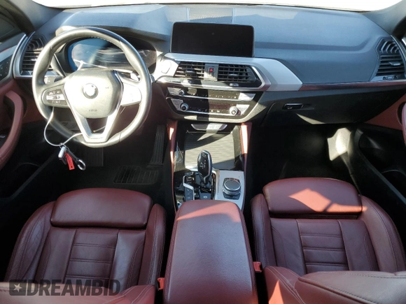 2020 BMW X4 xDrive30i with VIN 5UX2V1C09L9B97540, listed as a Copart auction lot 73984983 with 64,343 mi miles. Bid and sale history available at carsss.com. Image 8.