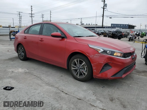 2023 Kia Forte LXS with VIN 3KPF24AD7PE553985, listed as a Copart auction lot 50808495 with 28,374 mi miles and Salvage Title. Bid and sale history available at carsss.com. Image 4.