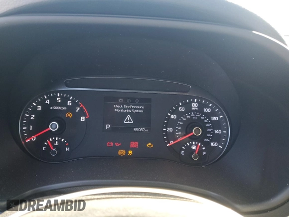2020 Kia Soul LX with VIN KNDJ23AU3L7727727, listed as a Copart auction lot 45883535 with 35,082 mi miles and Salvage Title. Bid and sale history available at carsss.com. Image 9.