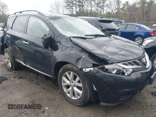2011 Nissan Murano S with VIN JN8AZ1MW4BW160126, listed as a IAAI auction lot 42032136 with 138,372 mi miles and . Bid and sale history available at carsss.com. Image 1.