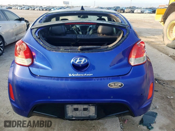 2013 Hyundai Veloster w/Black Int with VIN KMHTC6AD9DU112847, listed as a Copart auction lot 54225235 with 149,163 mi miles and Clean title. Bid and sale history available at DreamBid. Image 6.