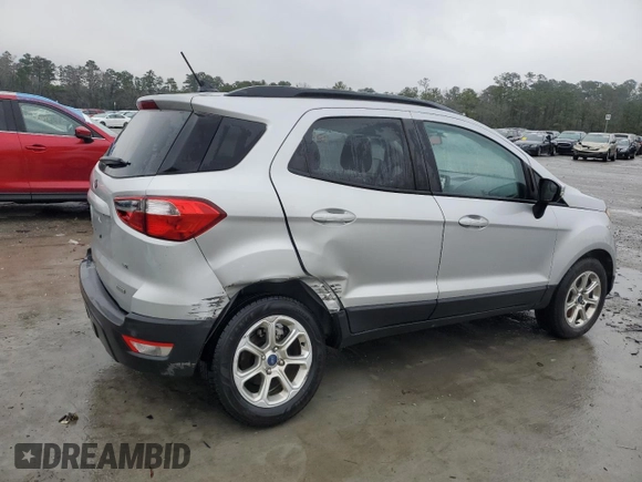 2018 Ford EcoSport SE with VIN MAJ3P1TE2JC179380, listed as a Copart auction lot 45354615 with 101,937 mi miles and Salvage Title. Bid and sale history available at carsss.com. Image 3.