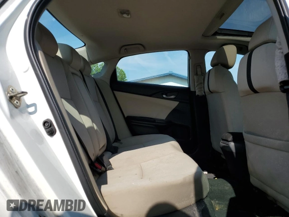 2016 Honda Civic EX-T with VIN 19XFC1F39GE025313, listed as a Copart auction lot 59542395 with 60,624 mi miles and Clean title. Bid and sale history available at DreamBid. Image 10.