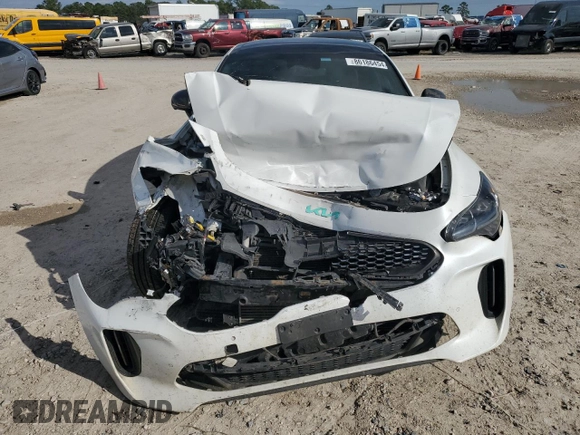 2023 Kia Stinger GT2 with VIN KNAE55LC7P6126371, listed as a Copart auction lot 86186454 with 80,968 mi miles and Salvage Title. Bid and sale history available at carsss.com. Image 5.