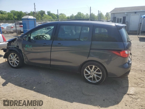 2012 Mazda 5 Grand Touring with VIN JM1CW2DL5C0141453, listed as a Copart auction lot 55402395 with 99,756 mi miles and Salvage title. Bid and sale history available at DreamBid. Image 2.