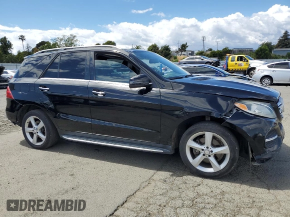 2016 Mercedes-Benz GLE 350 with VIN 4JGDA5JB7GA773091, listed as a Copart auction lot 56991005 with 164,925 mi miles and Clean title. Bid and sale history available at DreamBid. Image 4.