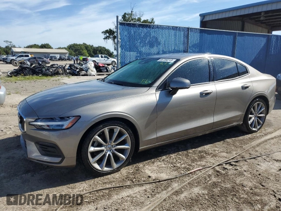 2020 Volvo S60 Momentum with VIN 7JR102FK3LG063602, listed as a Copart auction lot 66789213 with 0 mi miles. Bid and sale history available at carsss.com. Image 1.