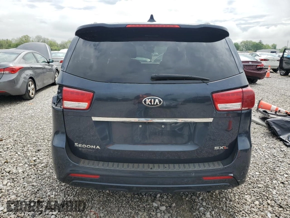 2016 Kia Sedona SX-L with VIN KNDME5C17G6186258, listed as a Copart auction lot 55742885 with 98,487 mi miles and Clean Title. Bid and sale history available at DreamBid. Image 6.